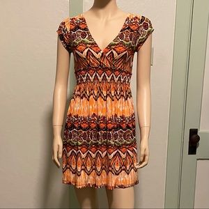 CHRISTINA LOVE Neon Pattern Dress